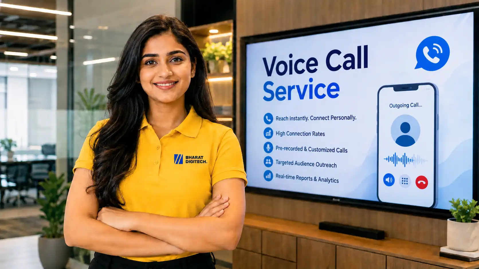Voice Call Service support by Bharat Digitech